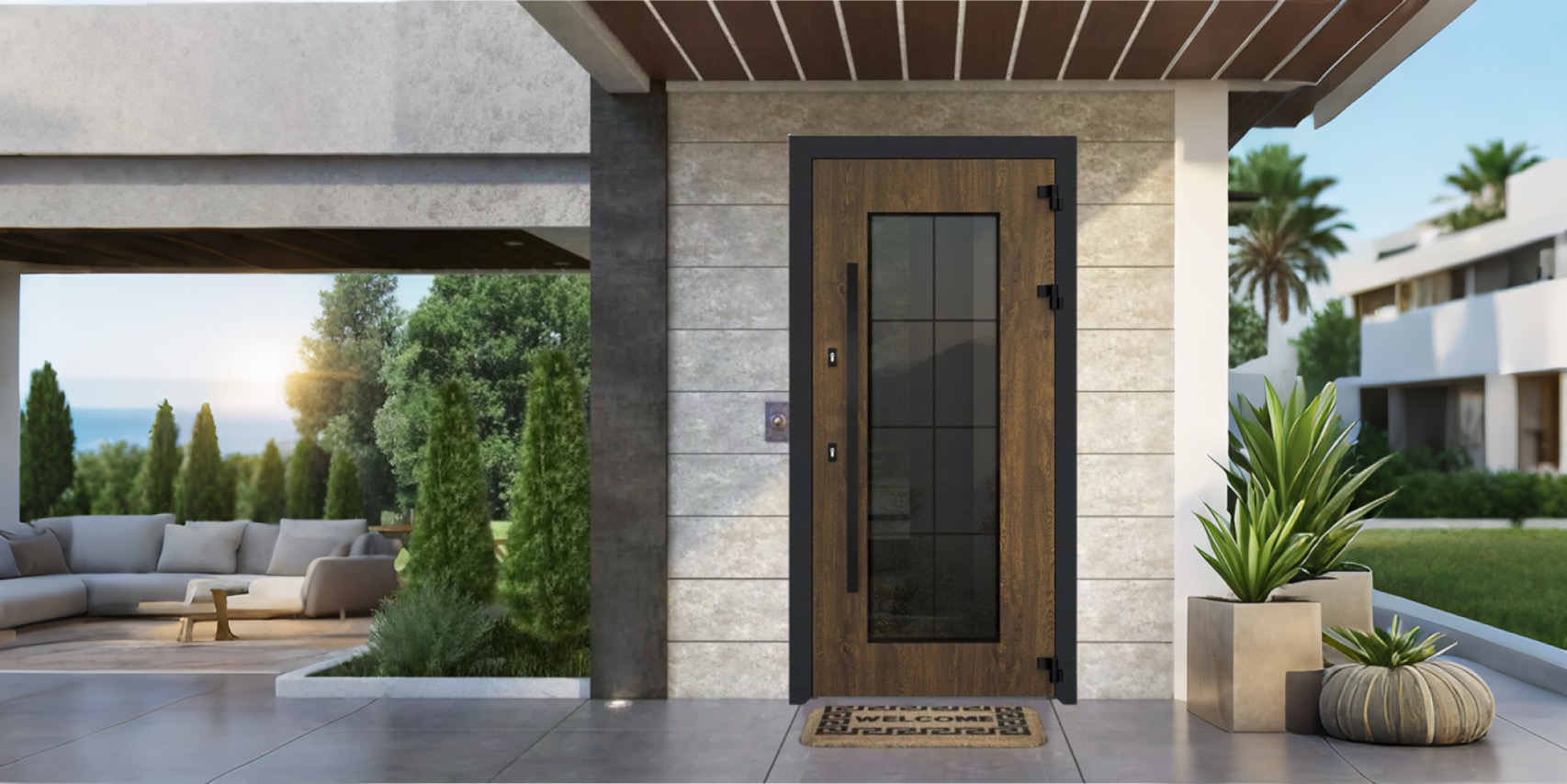 С остеклением