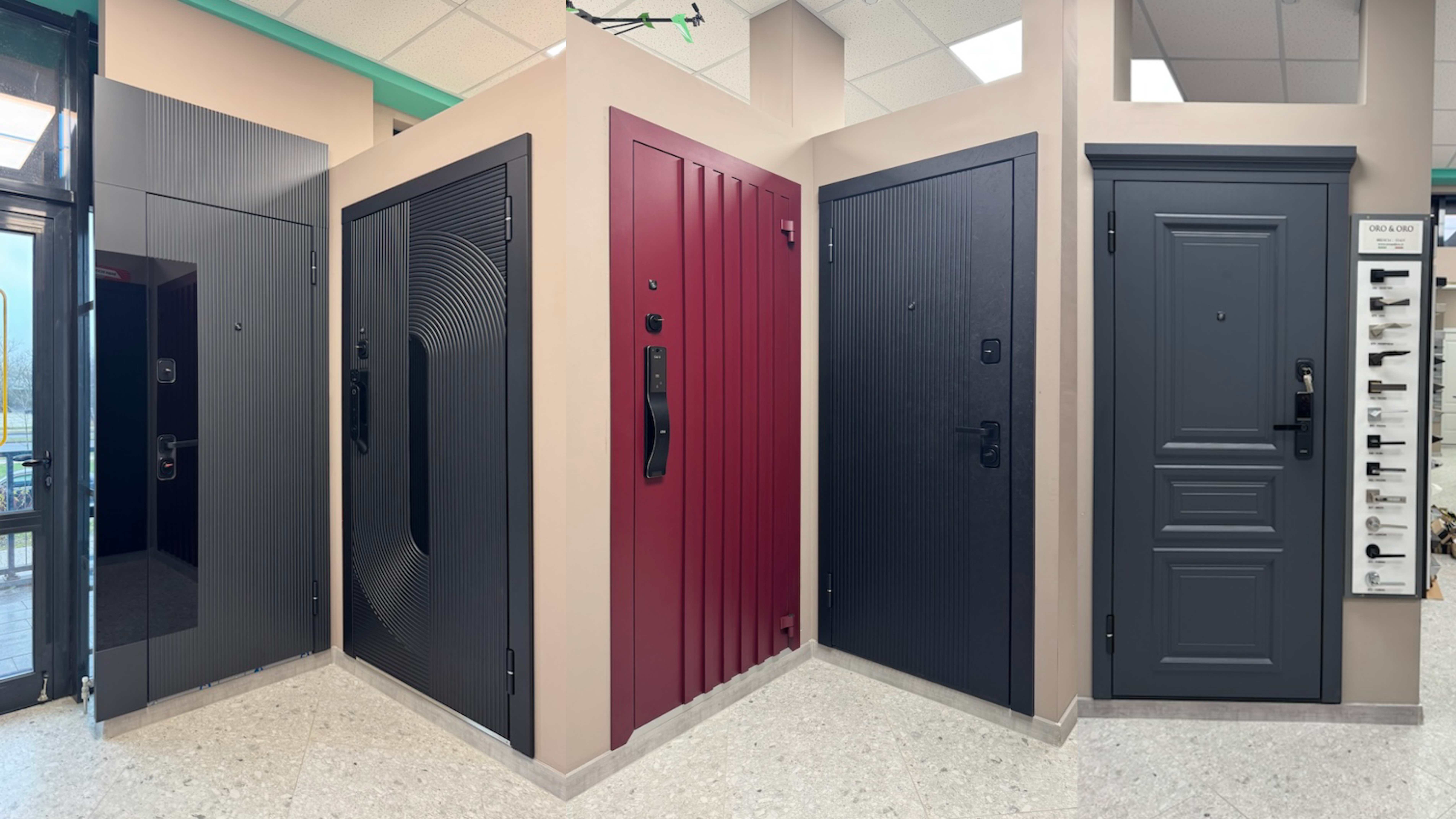 Салон — витрины и образцы